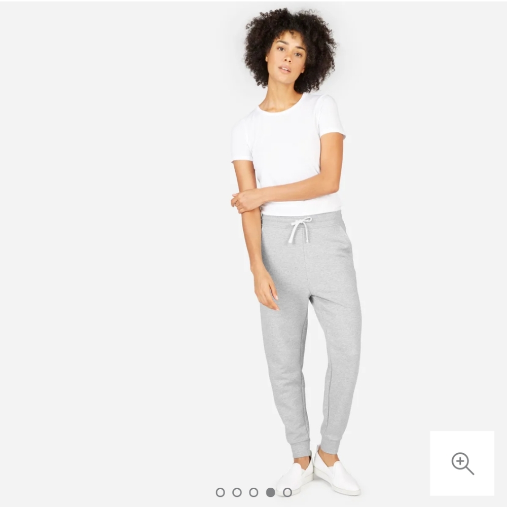 EVERLANE French Terry sweatpants in gray
